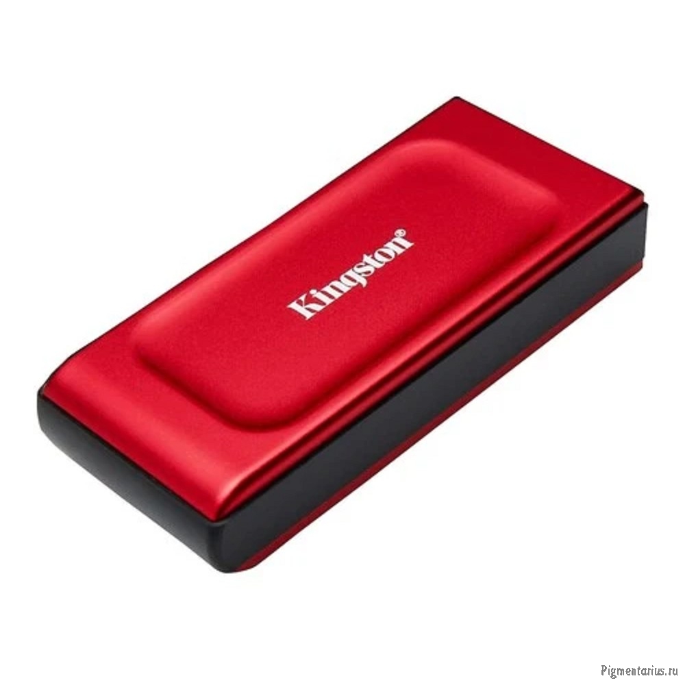 Kingston Portable SSD 1TB XS1000,Type-C/A, USB 3.2 Gen 2, R/W 1050/1000MB/s, 70x33x14mm, 29g., Red (
