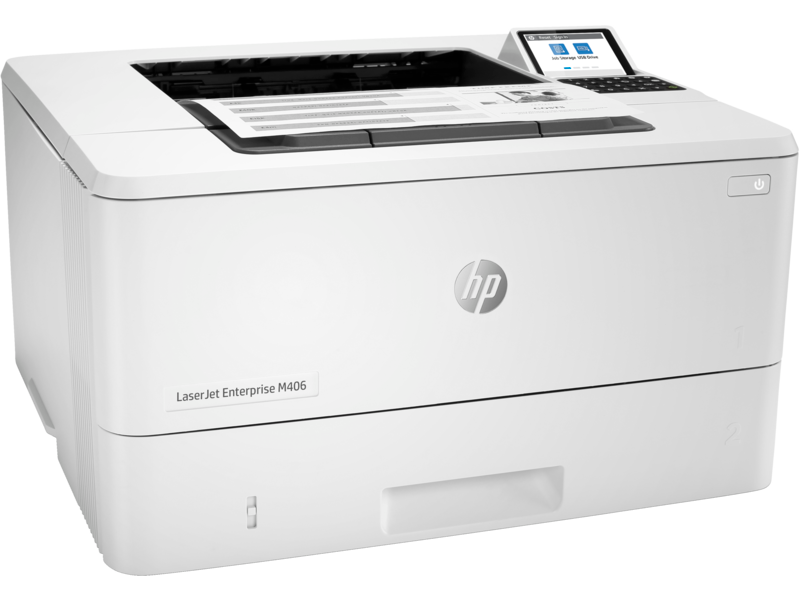 Принтер лазерный HP LaserJet Enterprise M406dn (3PZ15A) A4, ч/б печать, USB, RJ-45