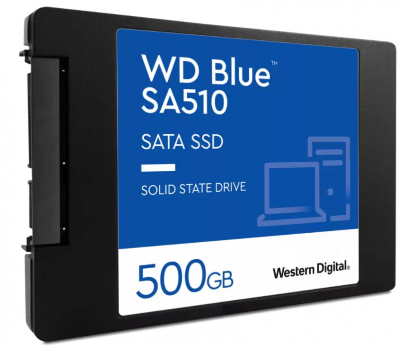 SSD накопитель WD Blue SA510 WDS500G3B0A SATA3 500GB