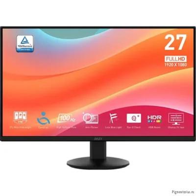 MSI PRO 27" MP272L черный {IPS 1920x1080 100Hz 250cd HDMI DisplayPort M/M Ex}