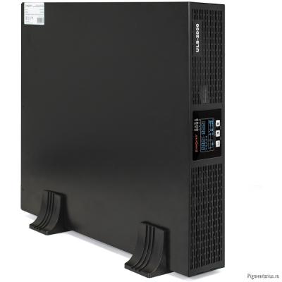 Exegate EP285647RUS ИБП On-line ExeGate PowerExpert ULS-2000.LCD.AVR.C13.USB.RS232.SNMP.2U <2000VA/2