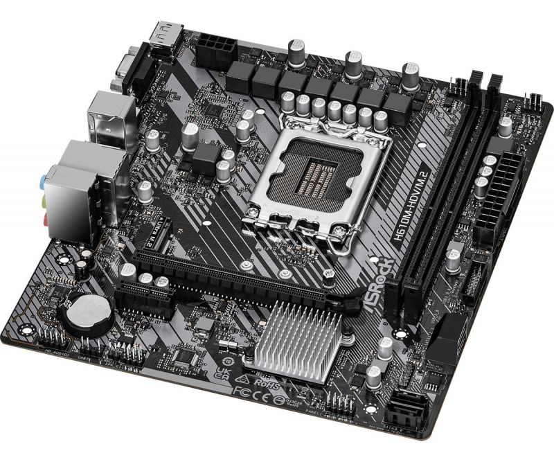 Материнская плата Asrock H610M-HDV/M.2 R2.0 Материнская плата Asrock H610M-HDV/M.2 R2.0