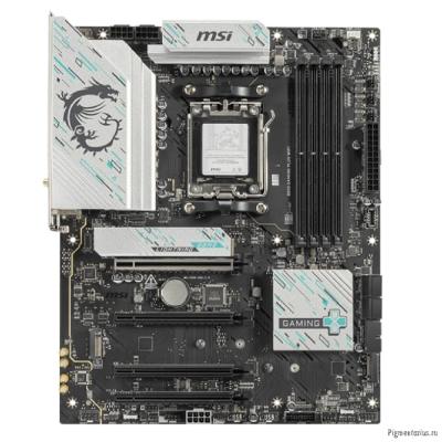 Материнская плата MSI B850 GAMING PLUS WIFI B850, AM5, 4*DDR5, 4*PCIEx16, 3*M.2, 3*TypeC, 1*USB3.2Ge