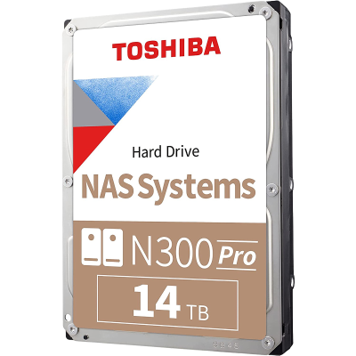 Toshiba N300 Pro NAS 14Tb (HDWG51EXZSTB)